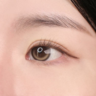 【散光】Lenbling Eye Only 1 Month Yuriel Shine Brown 每月抛棄散光彩妝隱形眼鏡